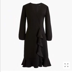 J.Crew Drapey Black Dress